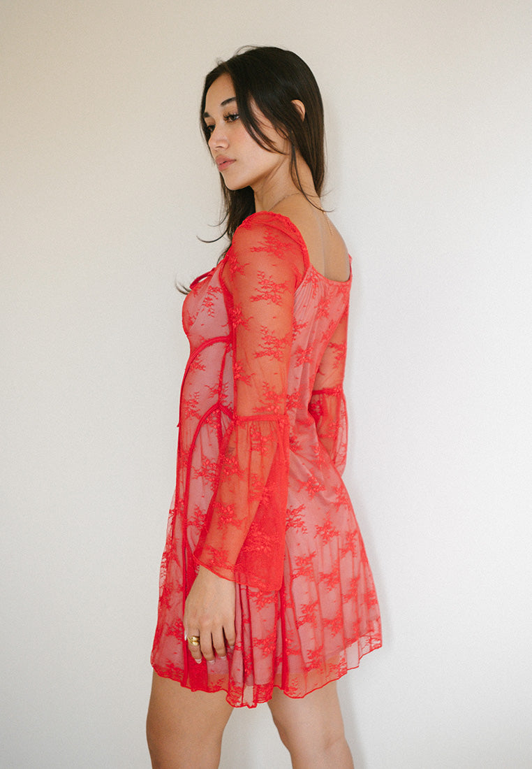 Pisces Lace Mini Dress