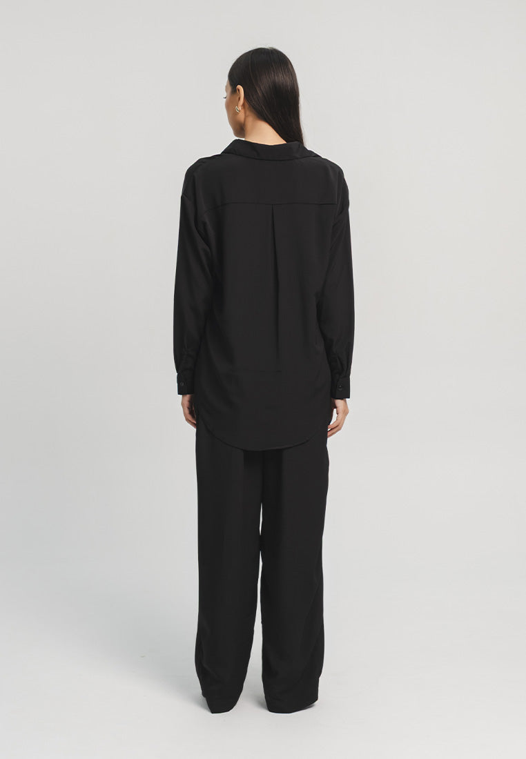 Pleated Loose Two Piece