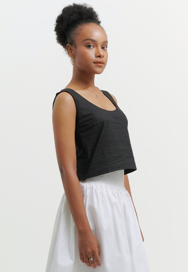 Scoop Linen Tank