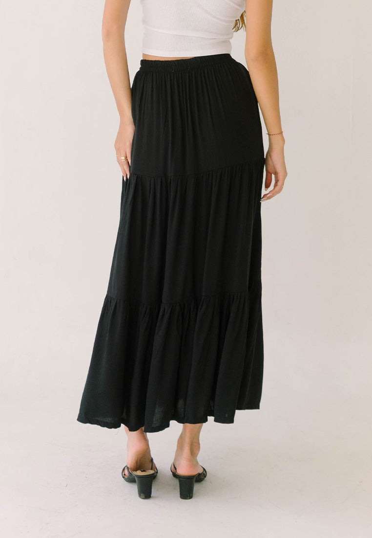 Sicilly Tiered Maxi Skirt