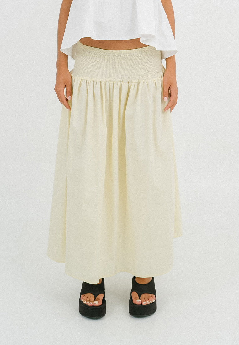 Smock Cotton Skirt