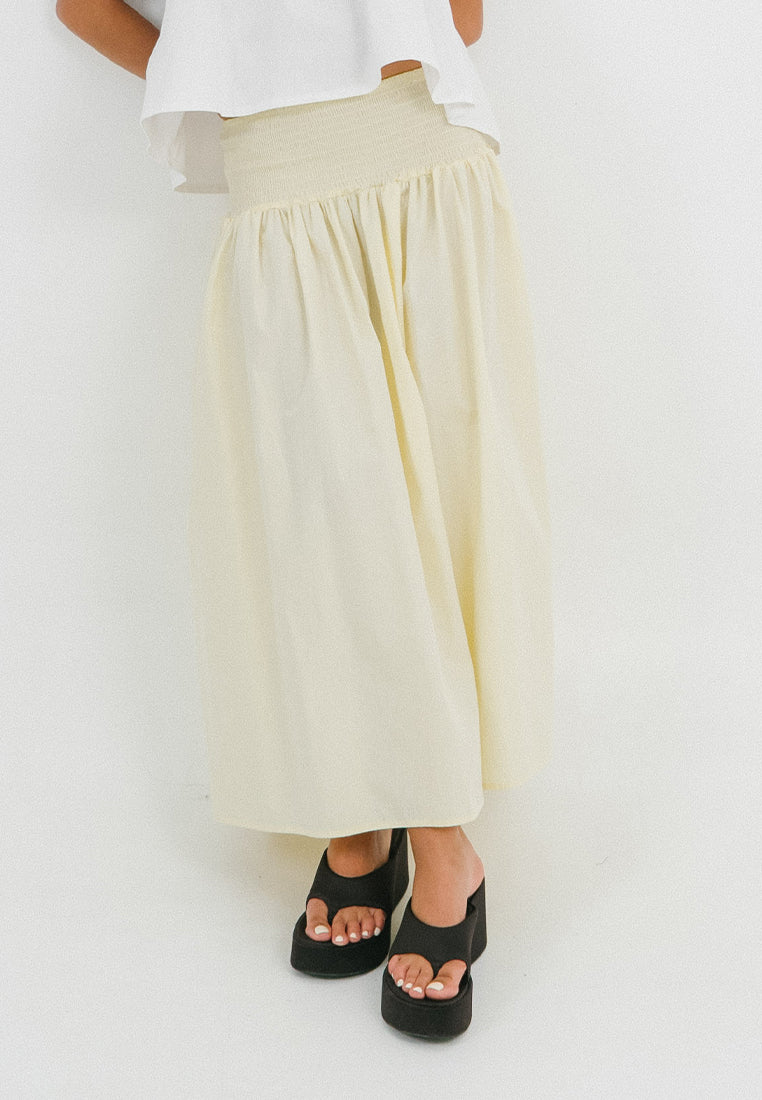 Smock Cotton Skirt