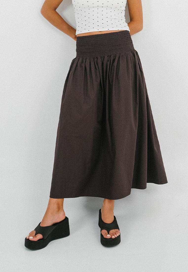 Smock Cotton Skirt