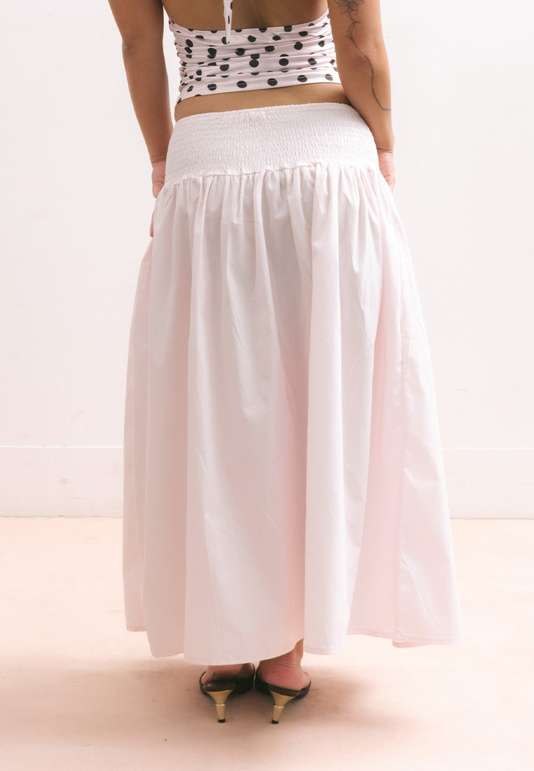 Smock Cotton Skirt