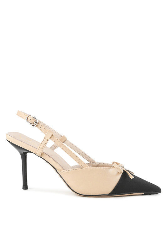 Sweet Pointed Slingback Heels