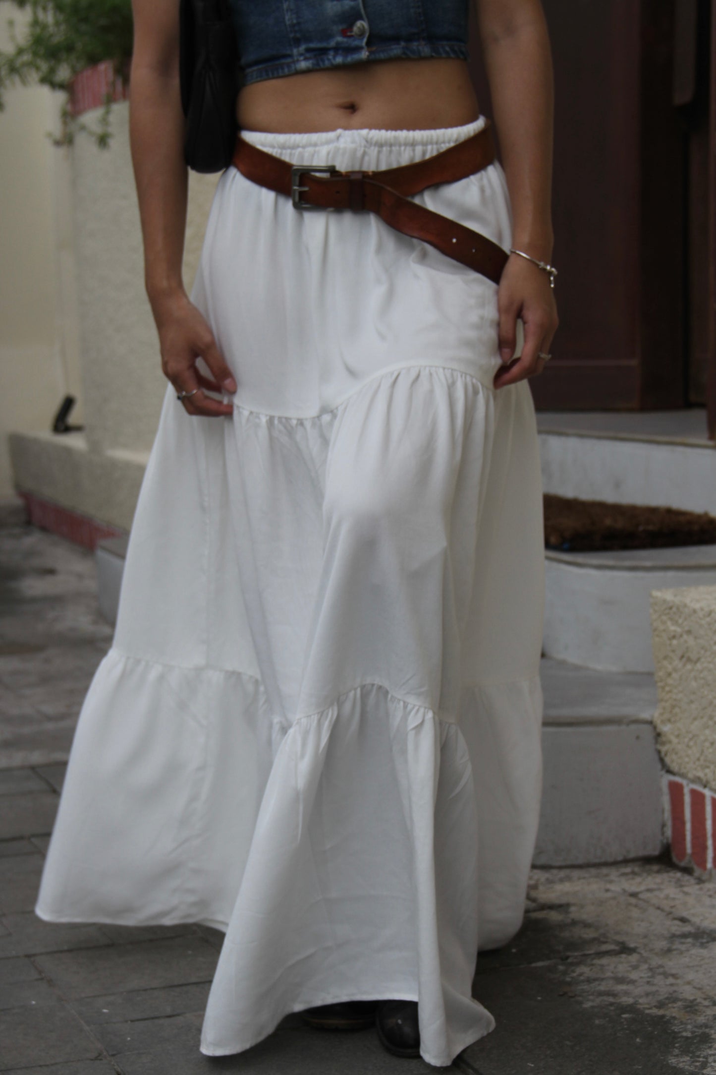 Sicilly Tiered Maxi Skirt