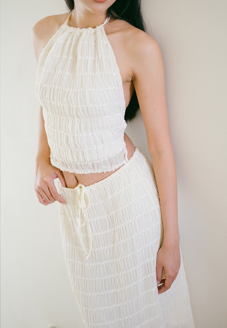 Virgo Shirred Set