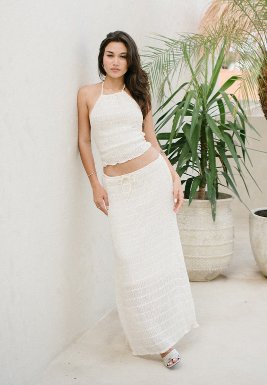 Virgo Shirred Set